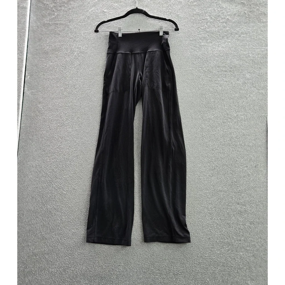 Lululemon Women Activewear Pants 2 Black Align Wide Leg High Rise 30